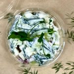Komkommer feta salade